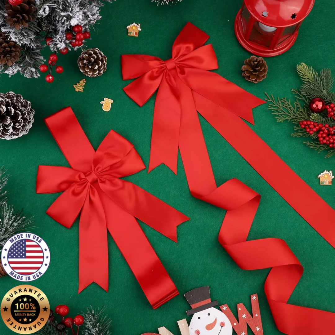 Christmas Cabinet Ribbons – Instant Festive Transformation for Your Home