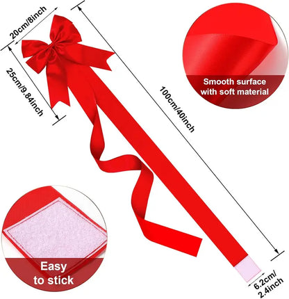 Christmas Cabinet Ribbons – Instant Festive Transformation for Your Home